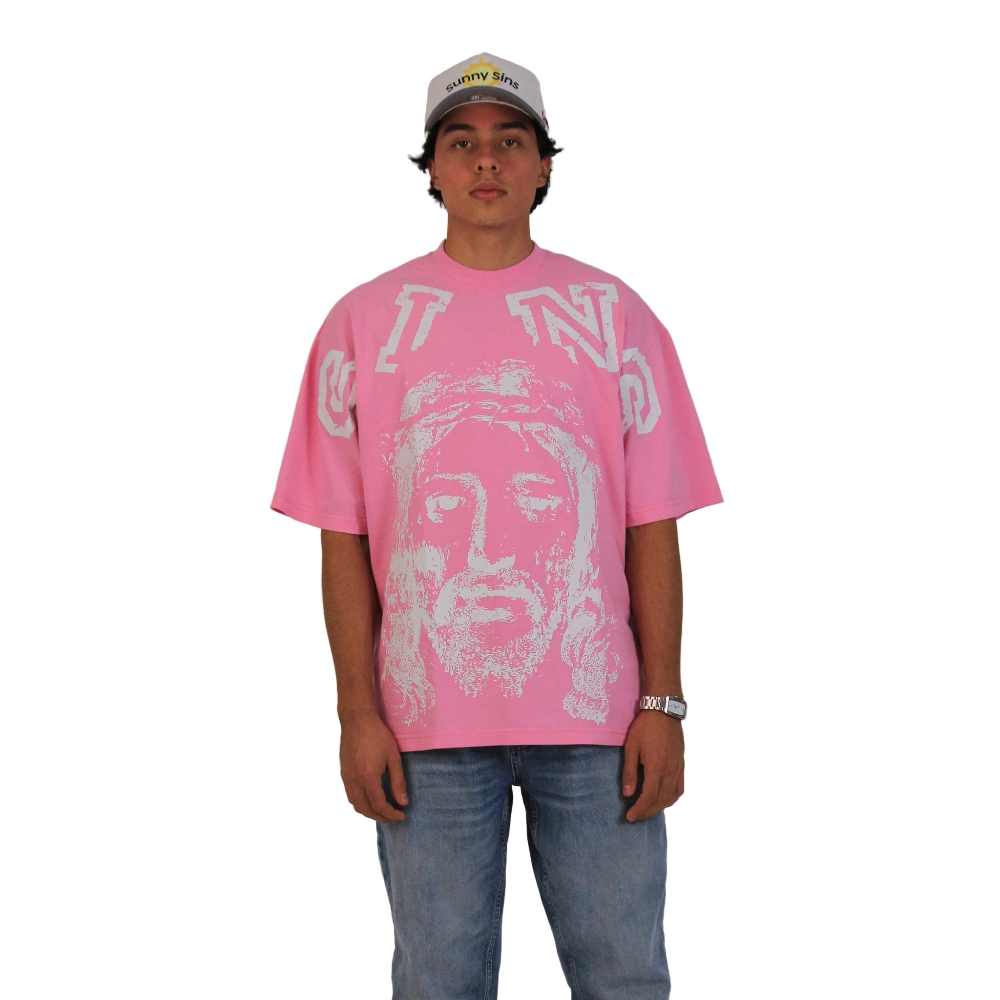 “Praise God” Tee Pink