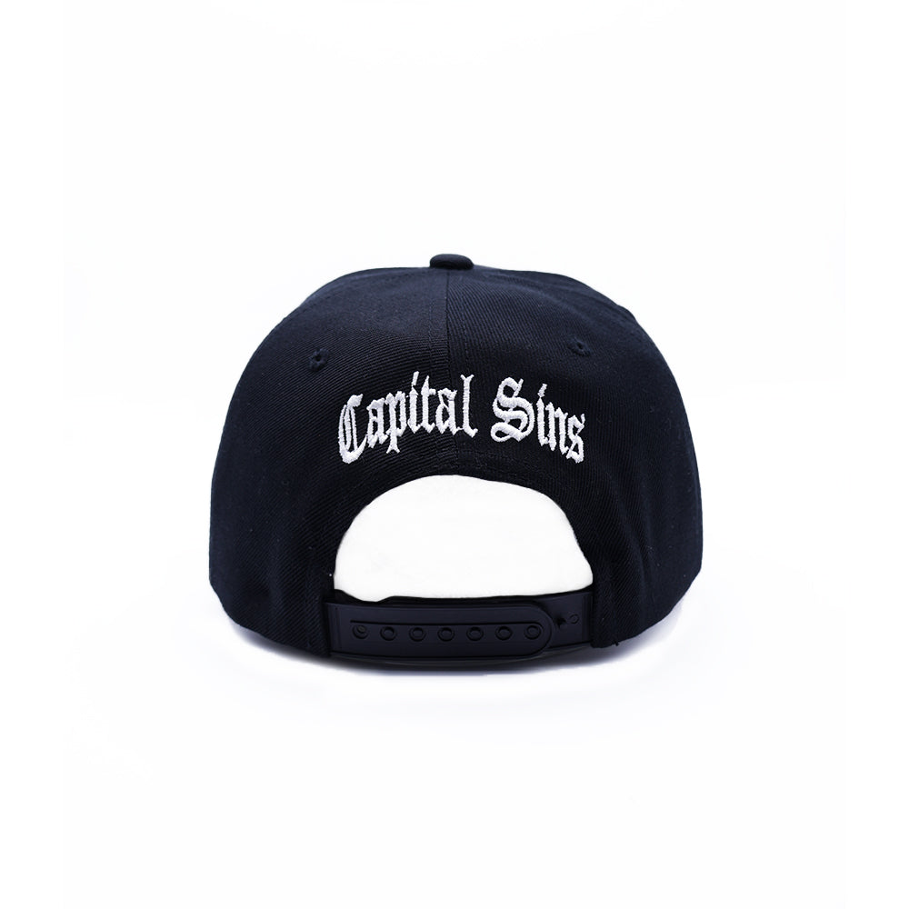 Snapback "CS" Black and White